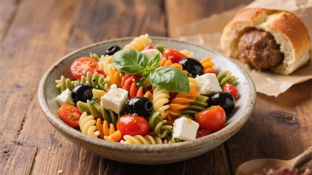 mediterranean pasta salad delight