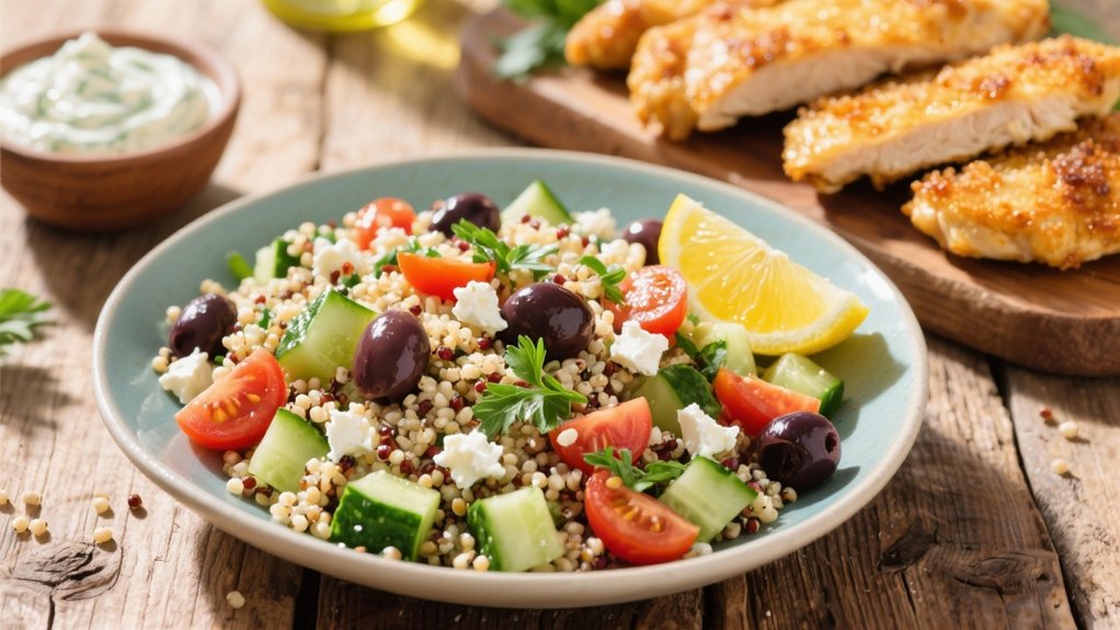 mediterranean quinoa salad delight