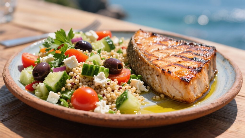 mediterranean quinoa salad delight