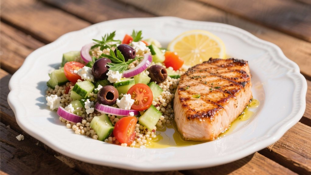 mediterranean quinoa salad delight