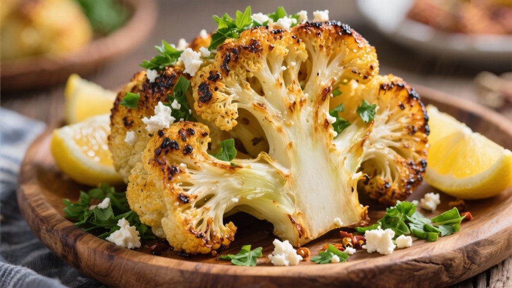 mediterranean roasted cauliflower delight