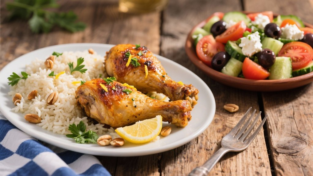 mediterranean roasted chicken thighs