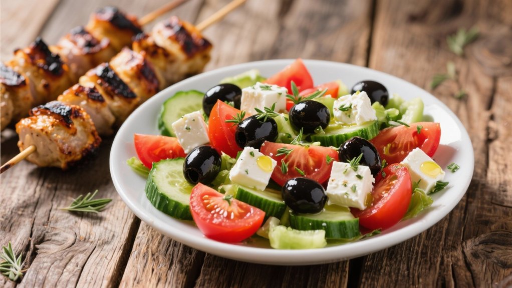 mediterranean salad with feta