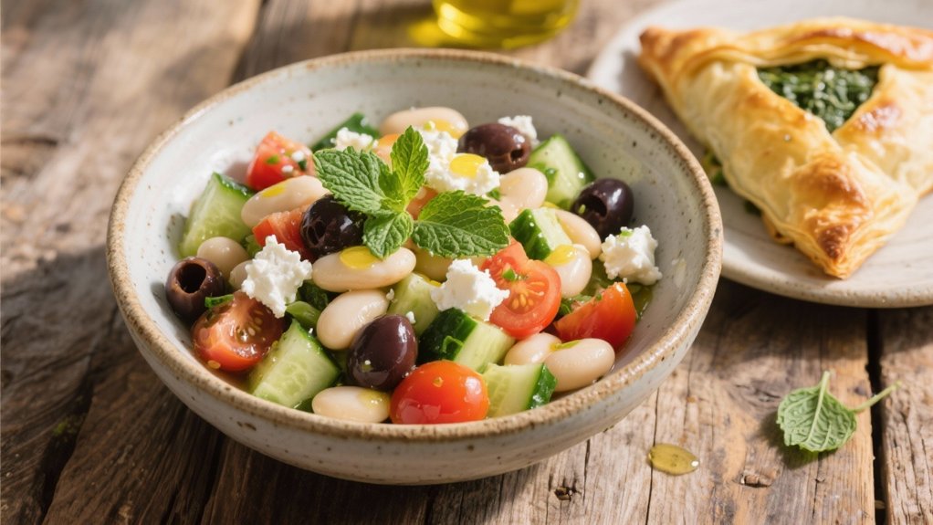 mediterranean white bean salad
