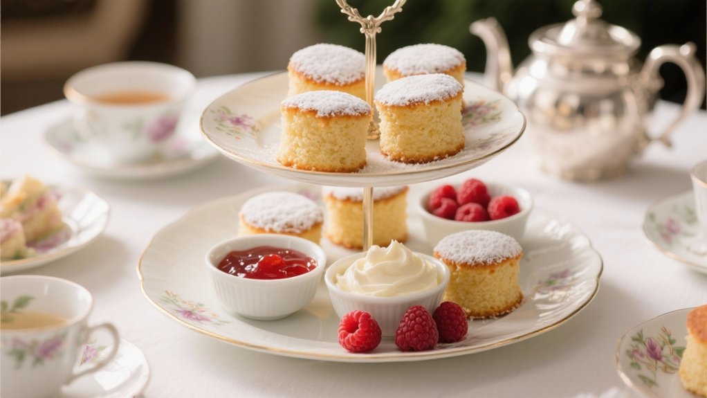 miniature classic british cakes