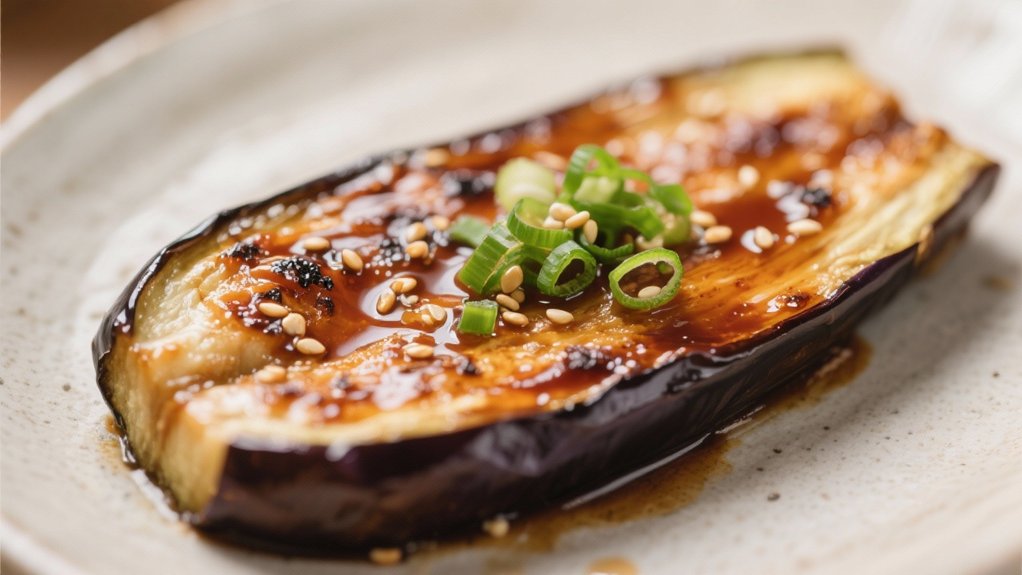 miso glazed eggplant perfection