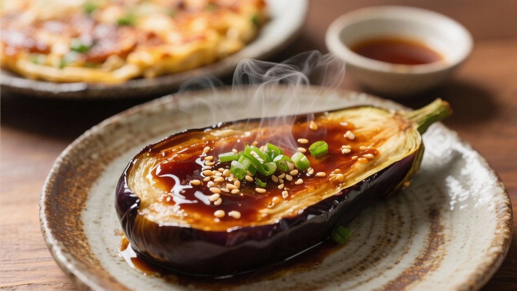 miso glazed eggplant perfection