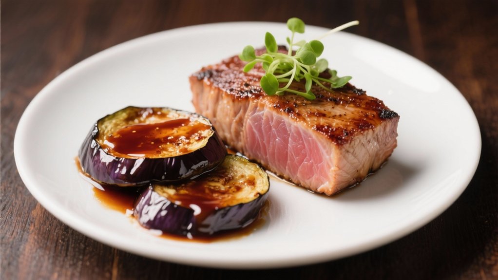 miso glazed eggplant perfection