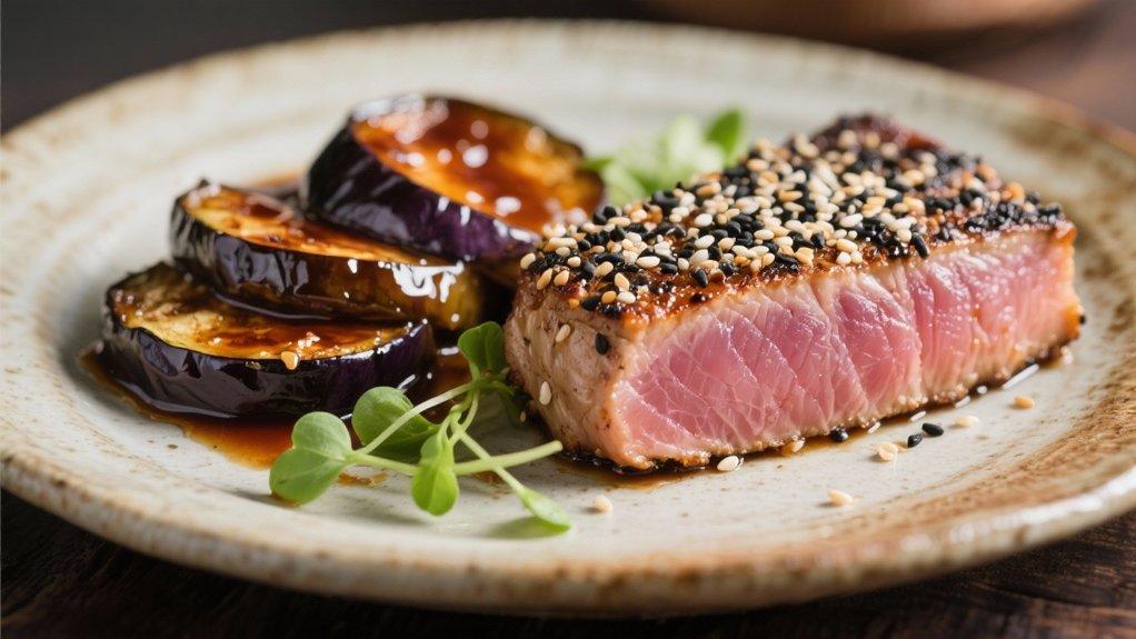 miso glazed eggplant variations