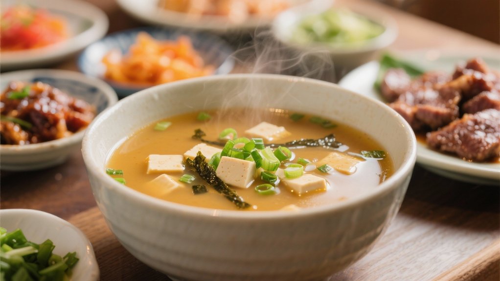 miso soup complements bulgogi