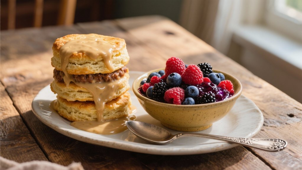 mixed berry breakfast compote