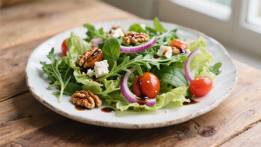 mixed green salad recipe