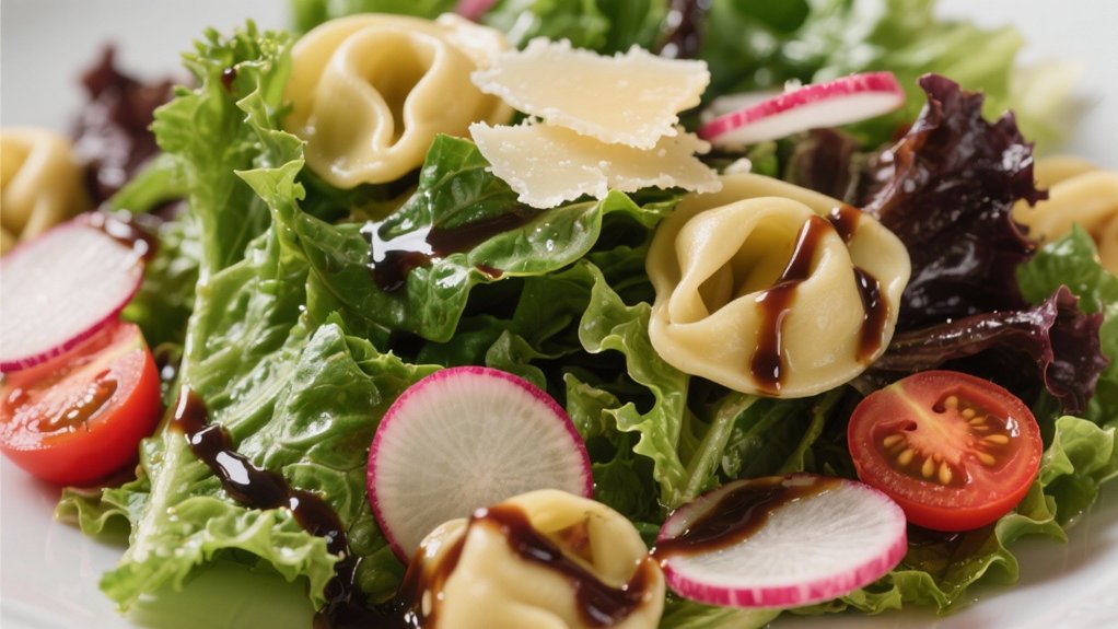 mixed greens and balsamic