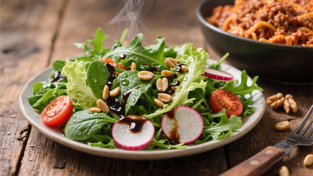 mixed greens balsamic vinaigrette