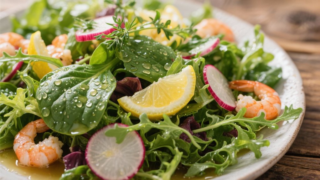mixed greens zesty vinaigrette