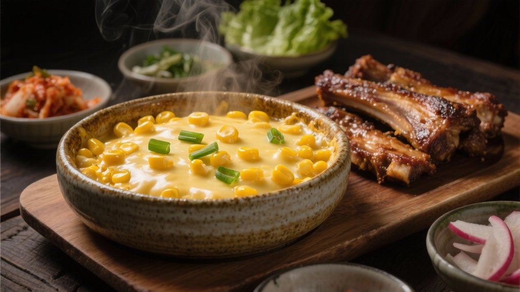 molten gooey corn cheese