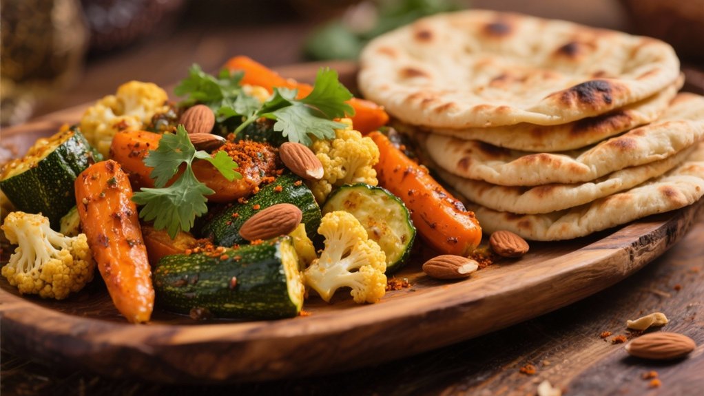 moroccan spiced vegetable medley