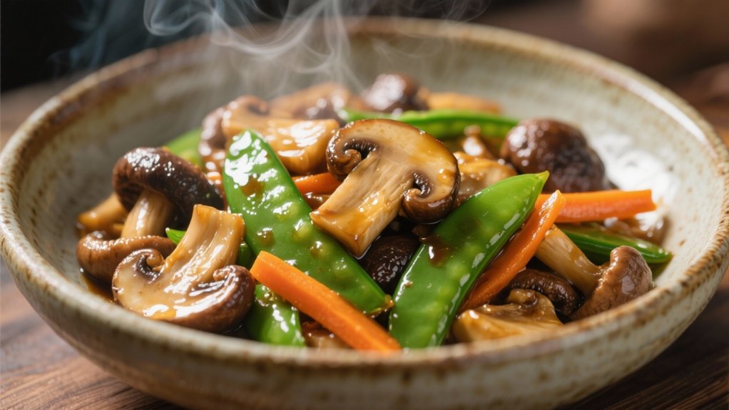 mushroom teriyaki stir fry delight