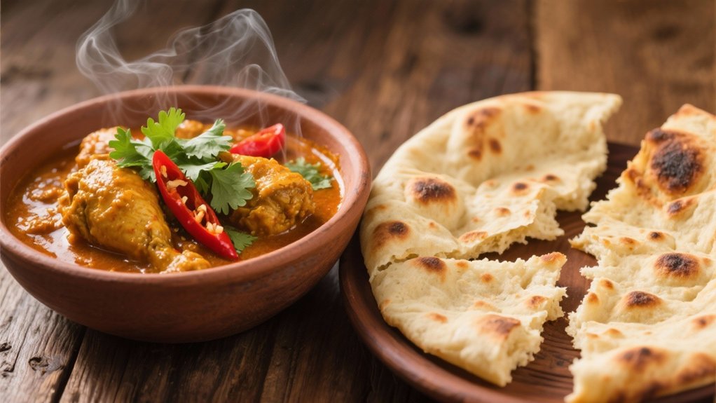 naan bread enhances curry experience
