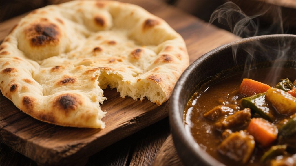 naan enhances curry experience