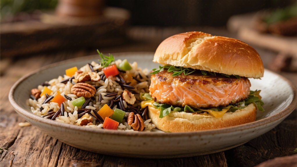 nutrient rich wild rice pilaf