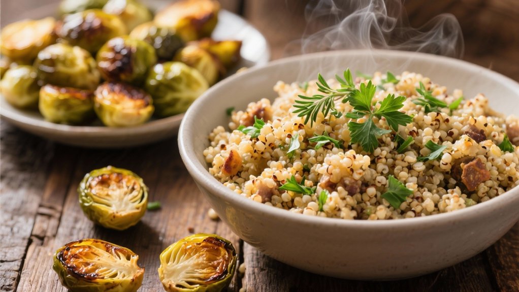 nutritious herb quinoa stuffing