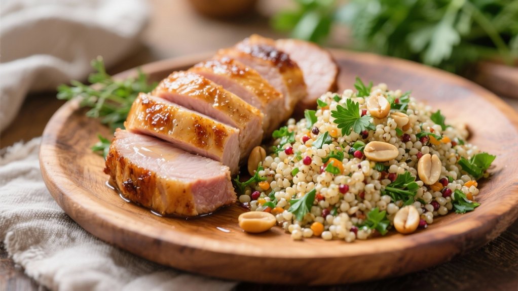 nutritious herbed quinoa delight