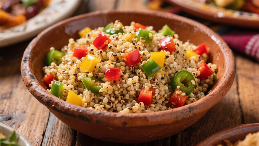 nutritious quinoa bell peppers