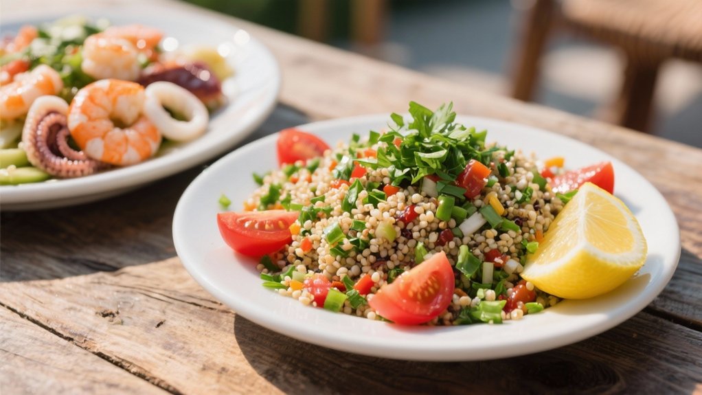 nutritious quinoa tabbouleh salad
