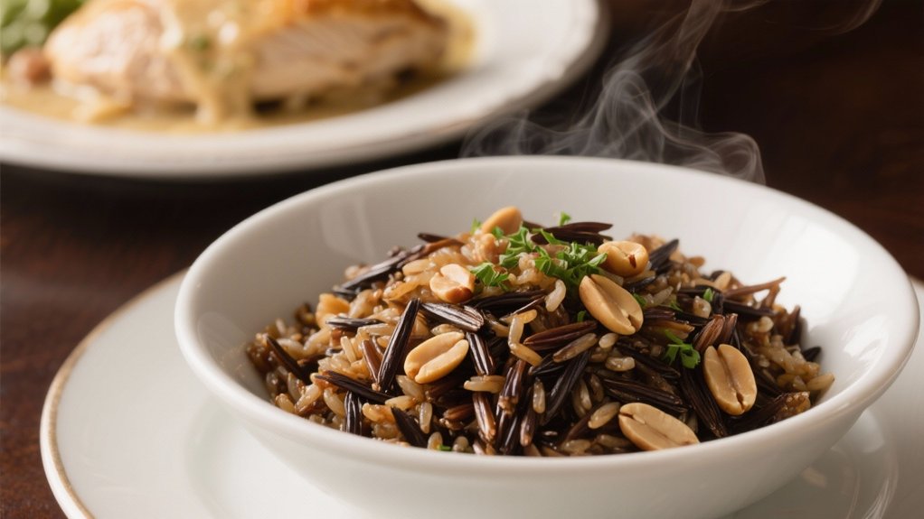nutty chewy wild rice pilaf