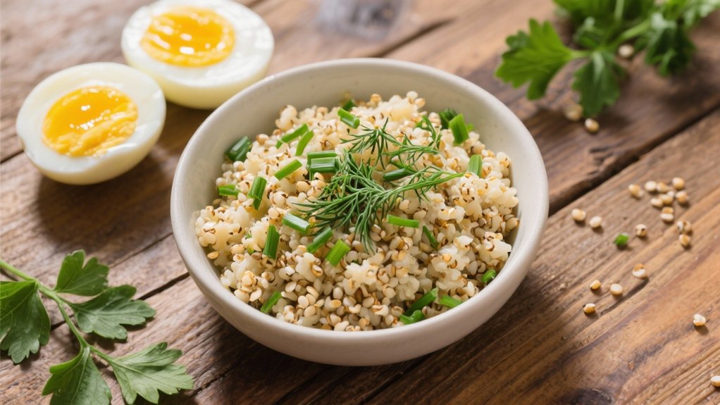 nutty herb quinoa pilaf