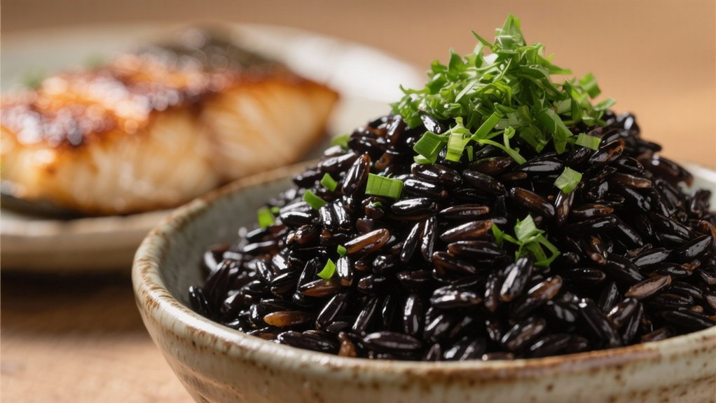 nutty nutritious black rice