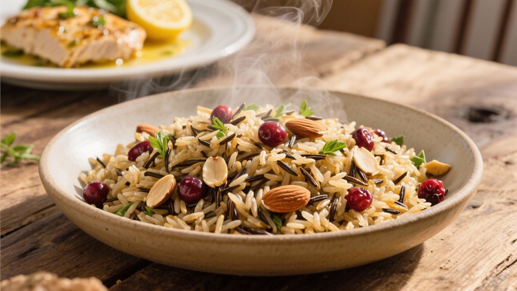 nutty wild rice pilaf