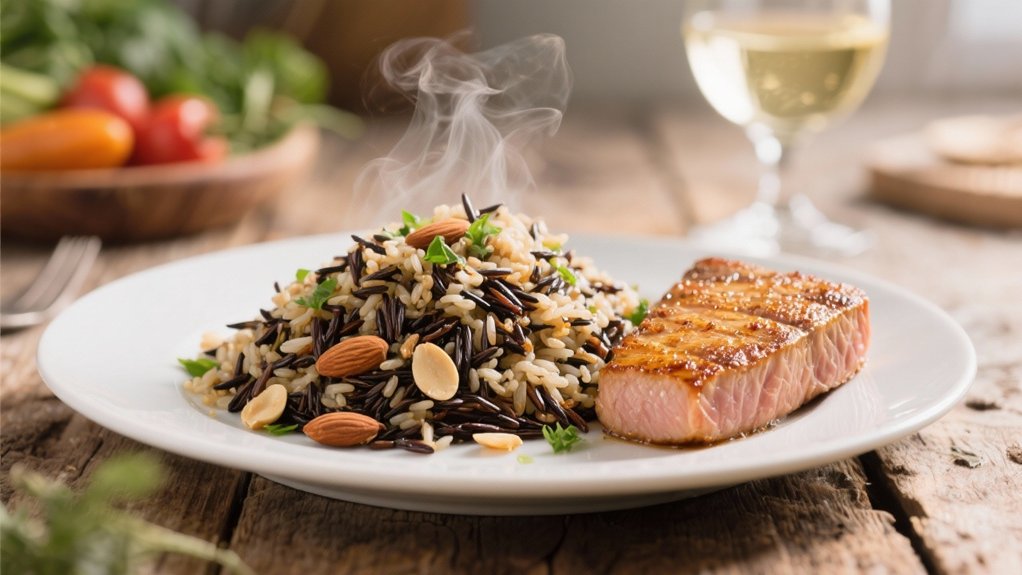 nutty wild rice pilaf