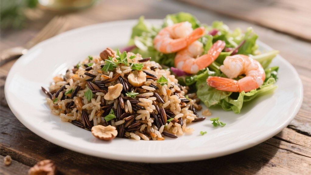 nutty wild rice pilaf