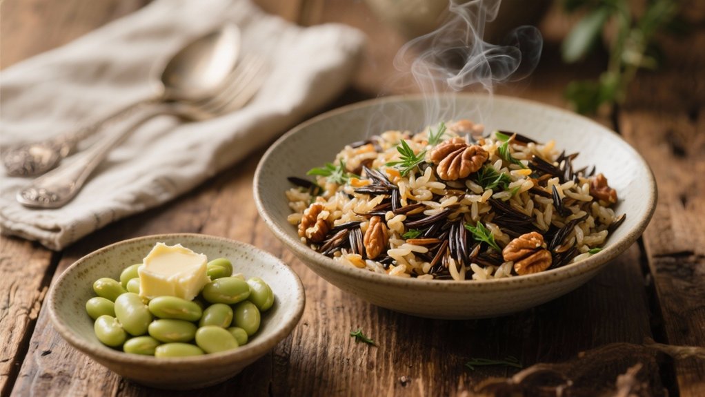 nutty wild rice pilaf