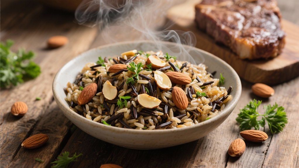 nutty wild rice pilaf