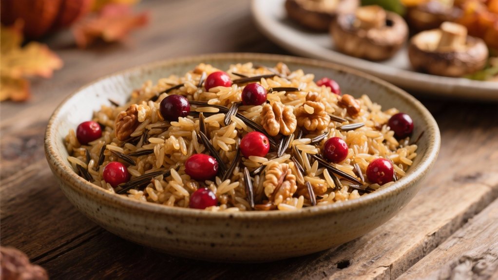 nutty wild rice pilaf