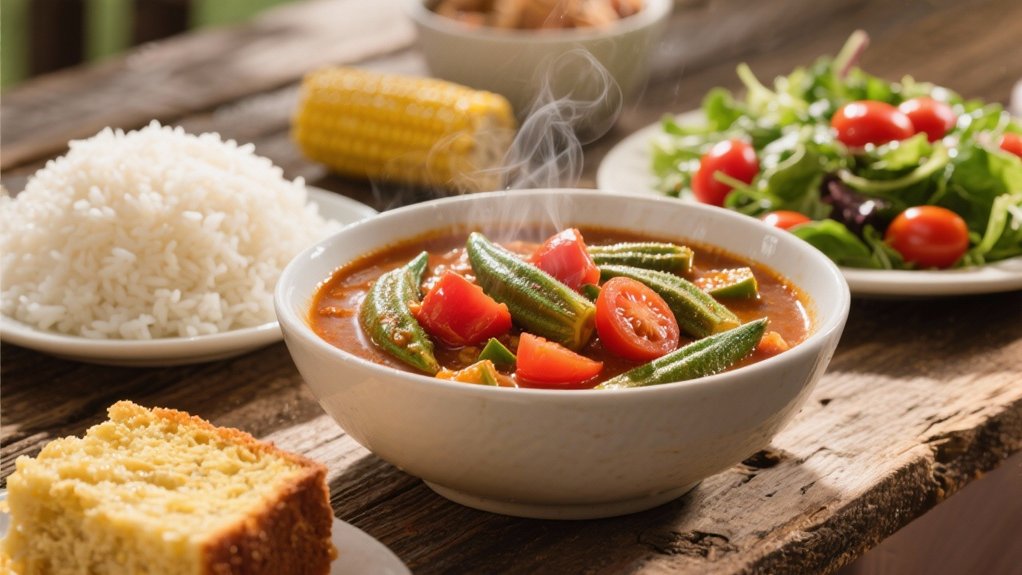 okra and tomatoes together