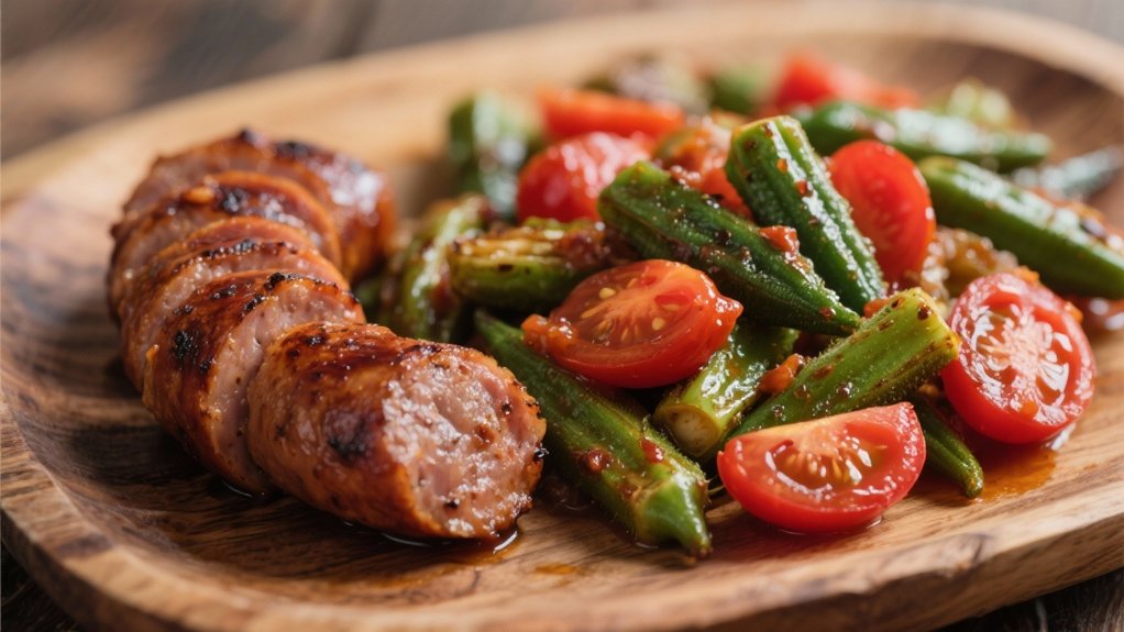 okra tomato southern flavor harmony