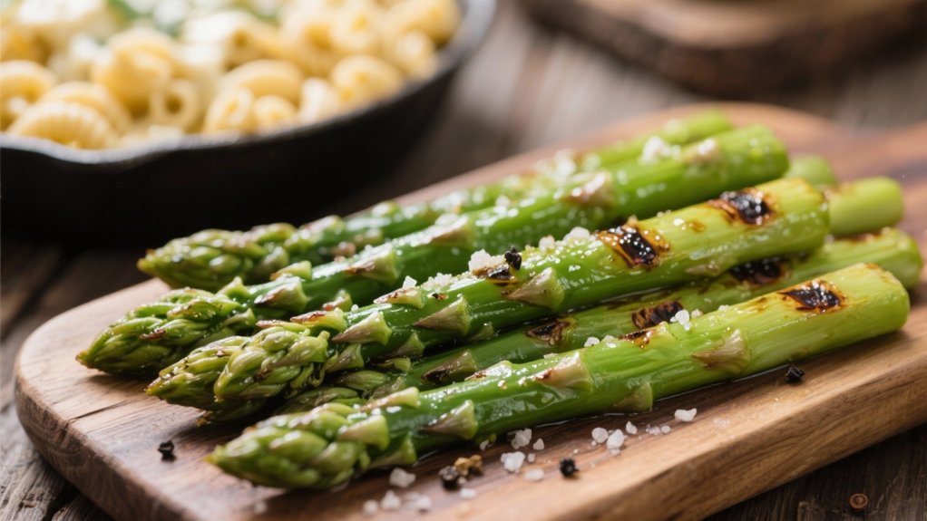 pan seared asparagus side dish