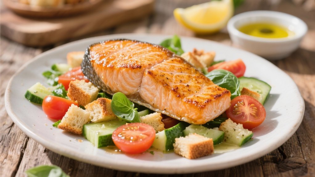 pan seared garlic salmon perfection