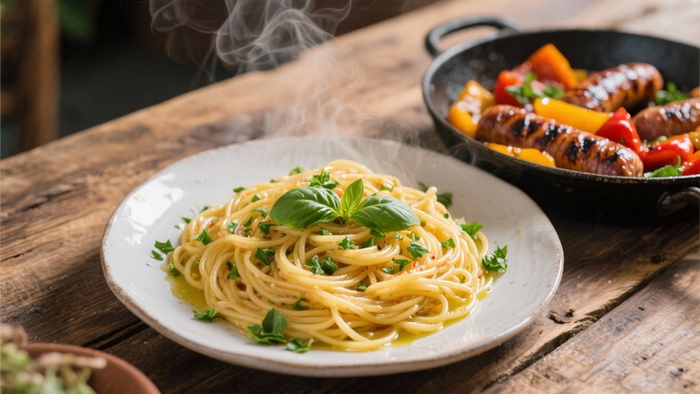 pasta olive oil herbs