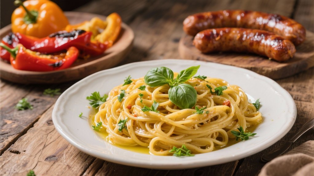 pasta olive oil herbs