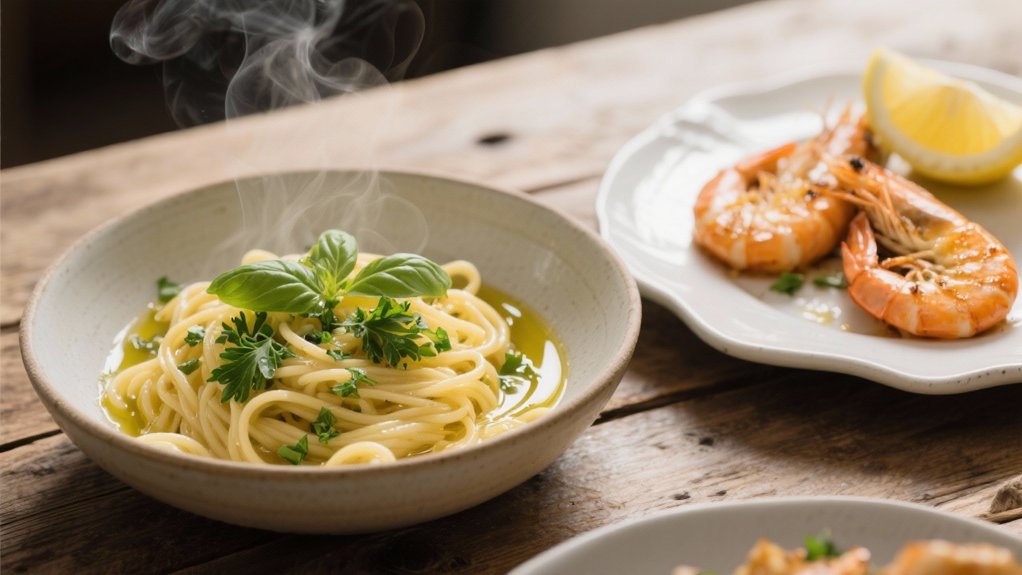 pasta olive oil herbs