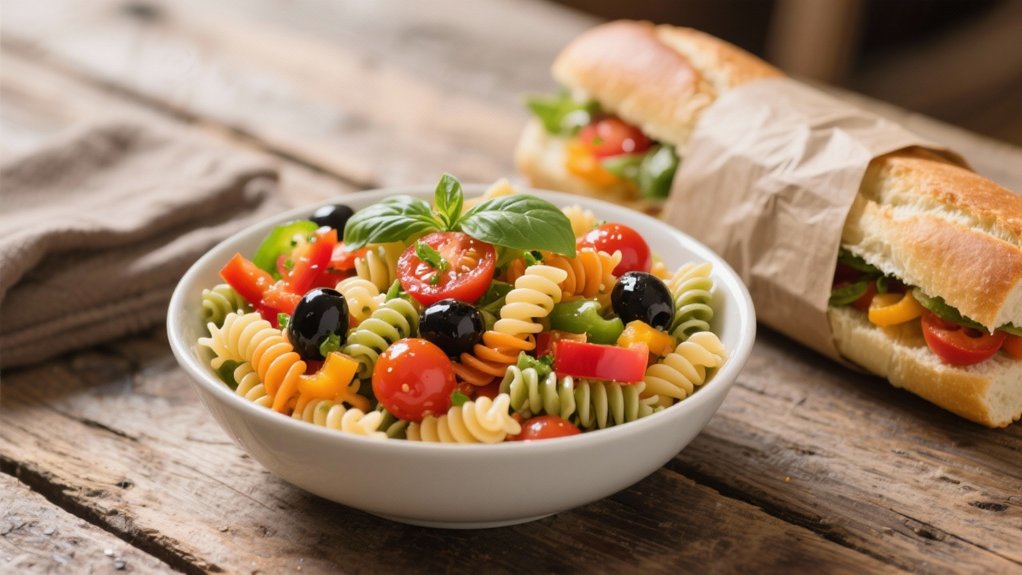 pasta salad offers versatility