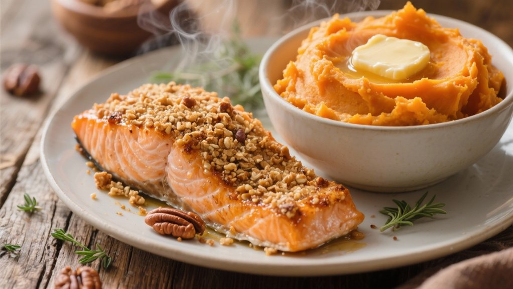 pecan crusted salmon delight