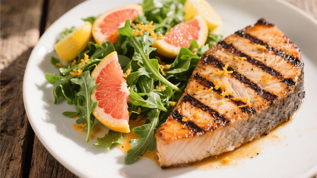 peppery arugula citrus salad