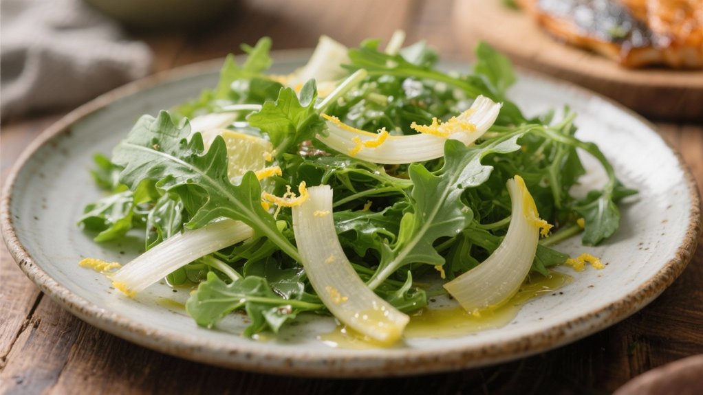 peppery arugula crisp fennel