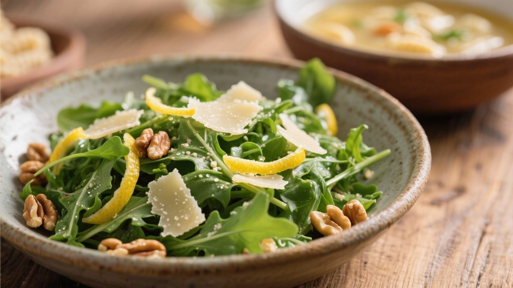 peppery arugula salad dressing